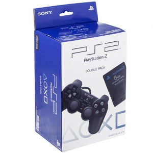 Double Pack (Джойстик Sony Analog+карта памяти 8МБ) для Playstation 2  ― Магазин игровых приставок, PSP, VITA, Xbox, PS3