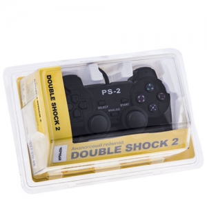 Джойстик Analog чёрный в блистере для Playstation 2 ― Магазин игровых приставок, PSP, VITA, Xbox, PS3